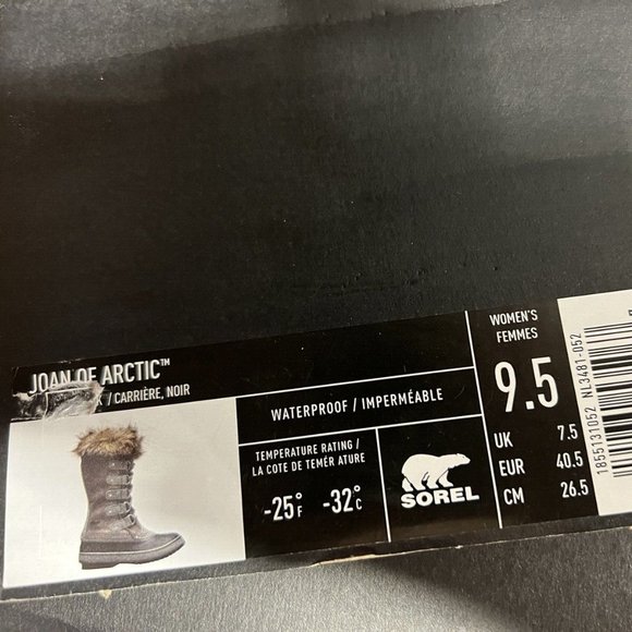 Sorel Women's Joan Of Arctic, Waterproof Snow Boots Beige, Size 9.5 M - Picture 6 of 6